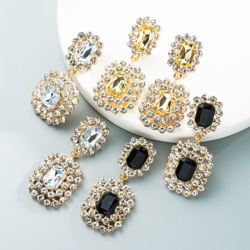 Fashion Jewelry Rhinestone Earrings For Women YWHME-785