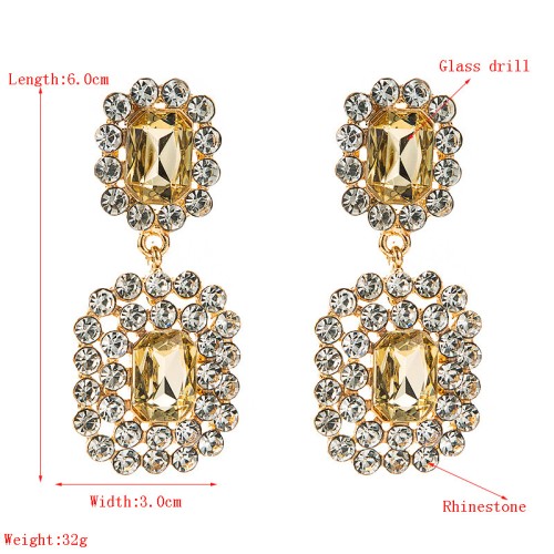 Fashion Jewelry Rhinestone Earrings For Women YWHME-785