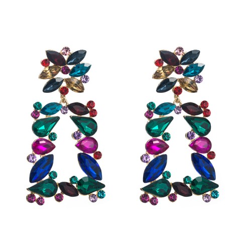 Fashion Jewelry Rhinestone Earrings For Women YWHME-786