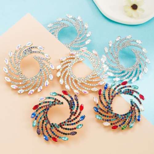 Fashion Jewelry Rhinestone Earrings For Women YWHME-787