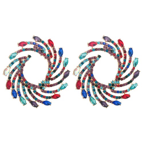 Fashion Jewelry Rhinestone Earrings For Women YWHME-787