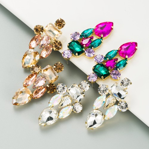 Fashion Jewelry Rhinestone Earrings For Women YWHME-788