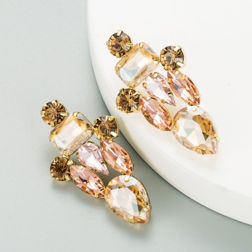 Fashion Jewelry Rhinestone Earrings For Women YWHME-788