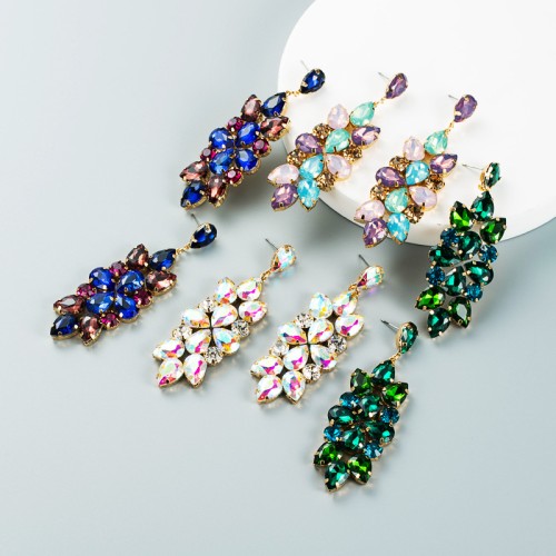 Fashion Jewelry Rhinestone Earrings For Women YWHME-789