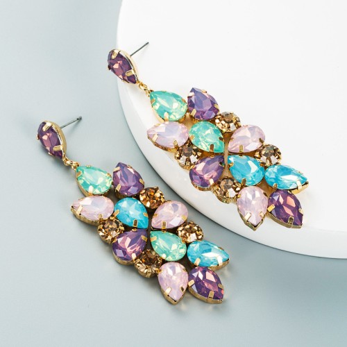 Fashion Jewelry Rhinestone Earrings For Women YWHME-789