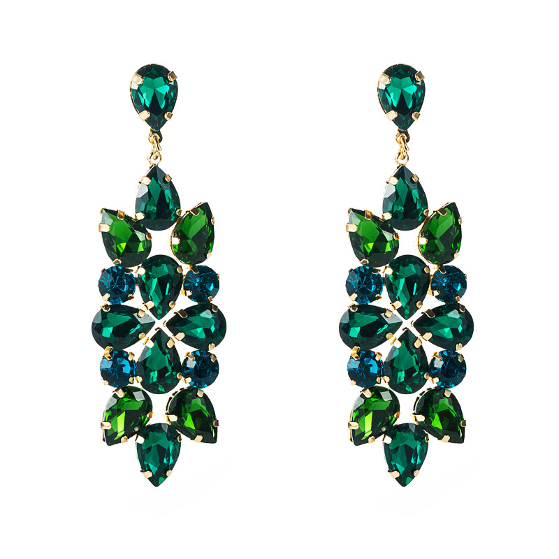 Fashion Jewelry Rhinestone Earrings For Women YWHME-789 