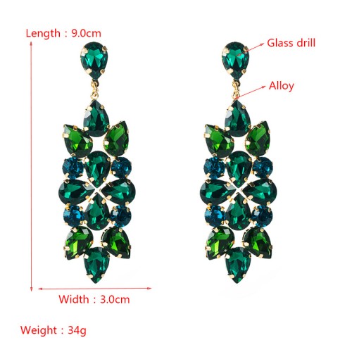 Fashion Jewelry Rhinestone Earrings For Women YWHME-789