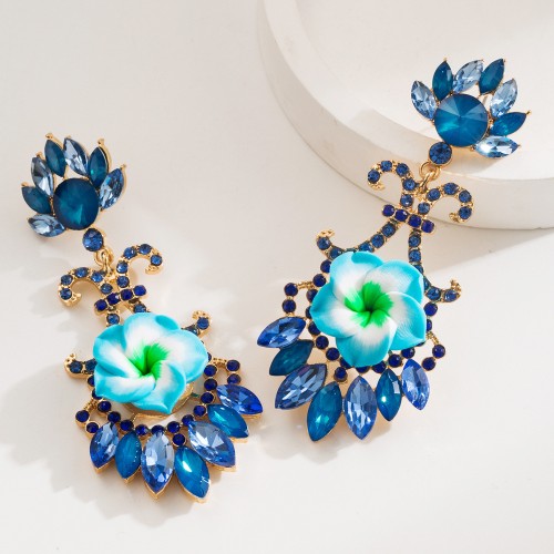 Fashion Jewelry Rhinestone Earrings For Women YWHME-790