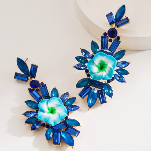 Fashion Jewelry Rhinestone Earrings For Women YWHME-791