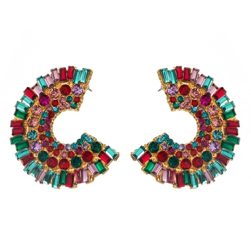 Fashion Jewelry Rhinestone Earrings For Women YWHME-792