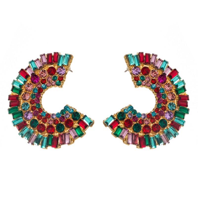 Fashion Jewelry Rhinestone Earrings For Women YWHME-792 