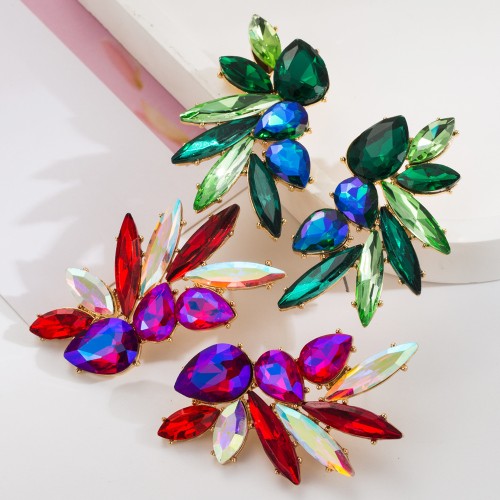 Fashion Jewelry Rhinestone Earrings For Women YWHME-793