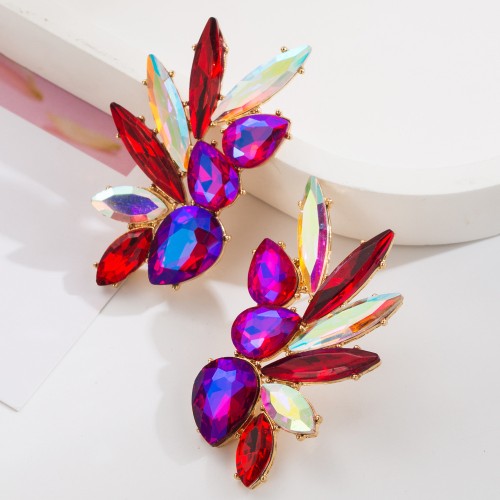 Fashion Jewelry Rhinestone Earrings For Women YWHME-793