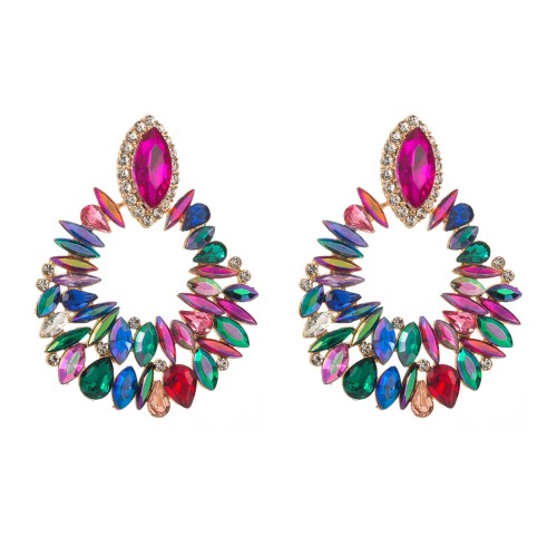 Fashion Jewelry Rhinestone Earrings For Women YWHME-794