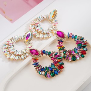 Fashion Jewelry Rhinestone Earrings For Women YWHME-794 