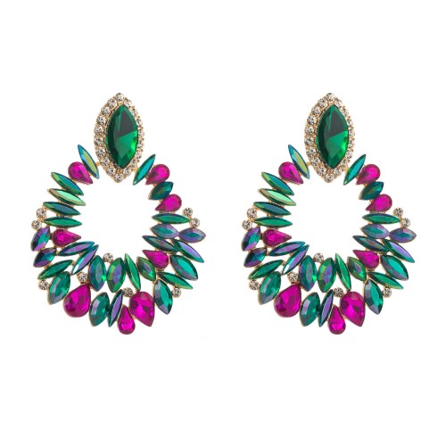 Fashion Jewelry Rhinestone Earrings For Women YWHME-794