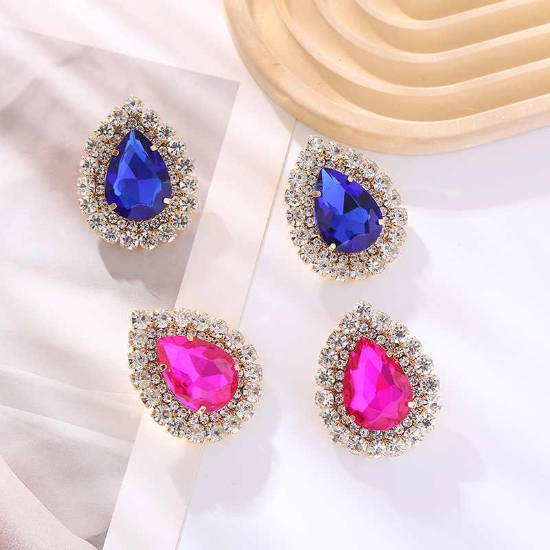 Fashion Jewelry Rhinestone Earrings For Women YWHME-795 