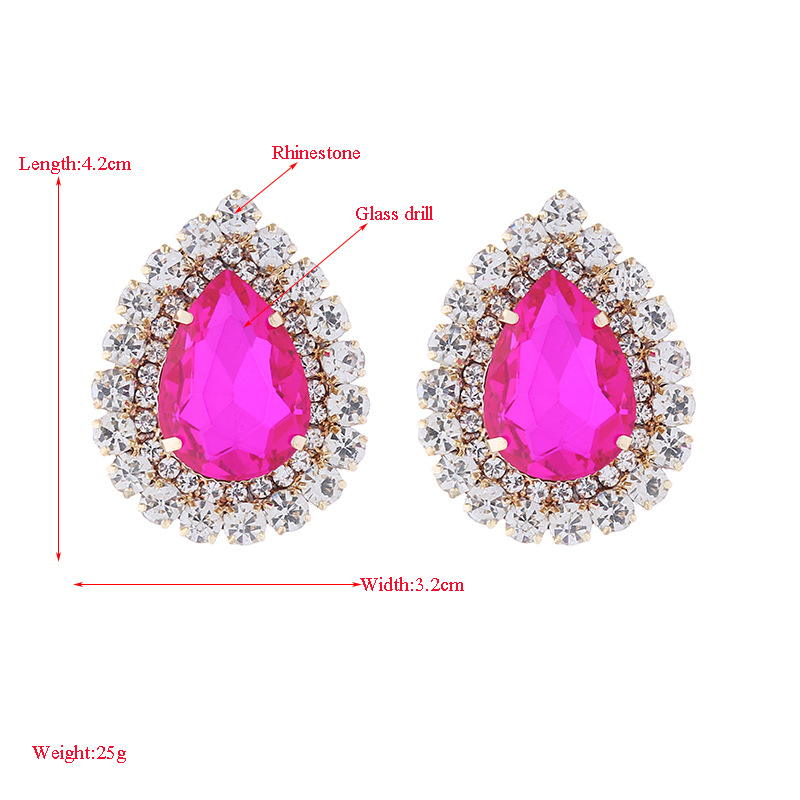 Fashion Jewelry Rhinestone Earrings For Women YWHME-795 