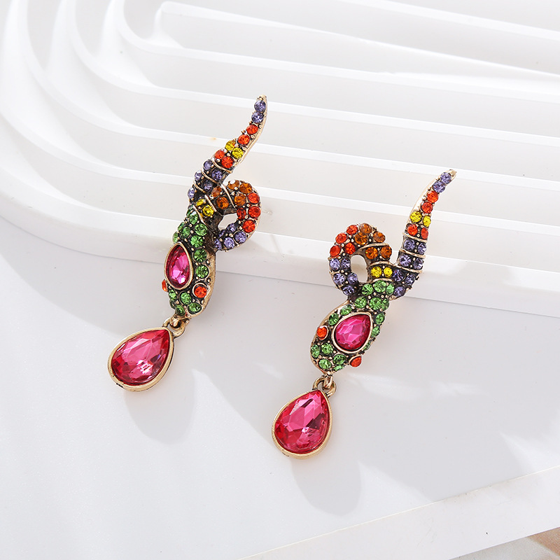 Fashion Jewelry Rhinestone Earrings For Women YWHME-796 