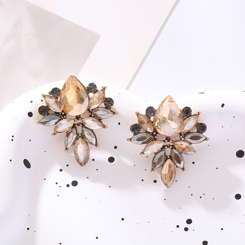 Fashion Jewelry Rhinestone Earrings For Women YWHME-797 