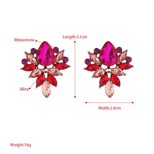 Fashion Jewelry Rhinestone Earrings For Women YWHME-797