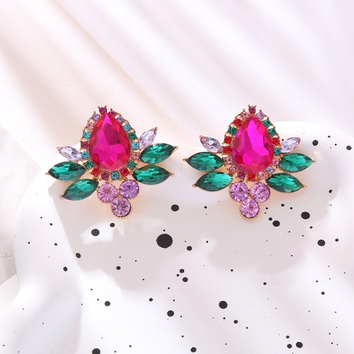 Fashion Jewelry Rhinestone Earrings For Women YWHME-798