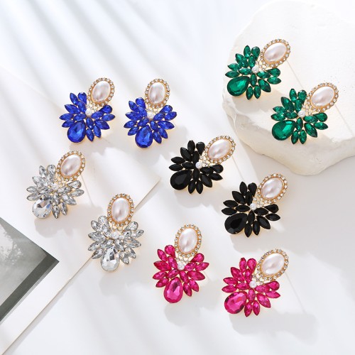 Fashion Jewelry Rhinestone Earrings For Women YWHME-799