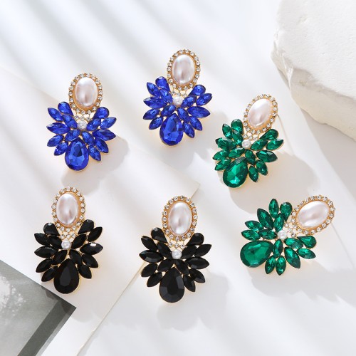 Fashion Jewelry Rhinestone Earrings For Women YWHME-799