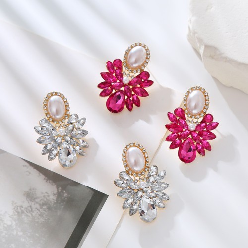 Fashion Jewelry Rhinestone Earrings For Women YWHME-799