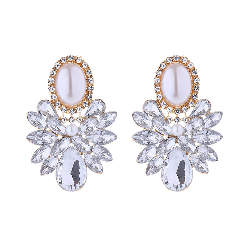 Fashion Jewelry Rhinestone Earrings For Women YWHME-799 