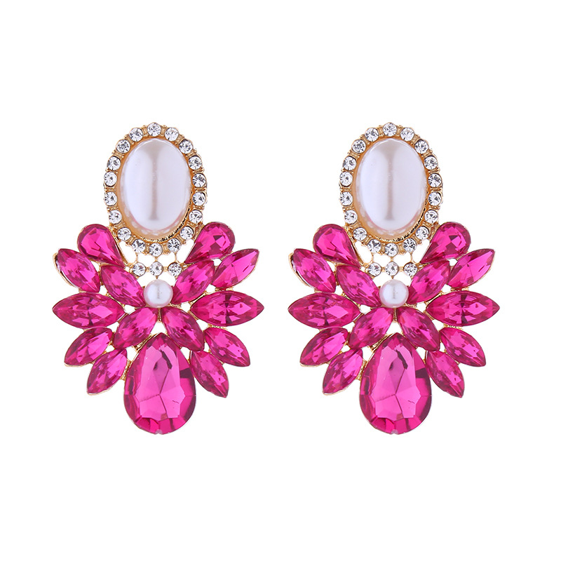 Fashion Jewelry Rhinestone Earrings For Women YWHME-799 