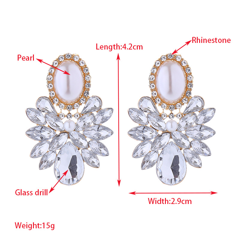 Fashion Jewelry Rhinestone Earrings For Women YWHME-799 