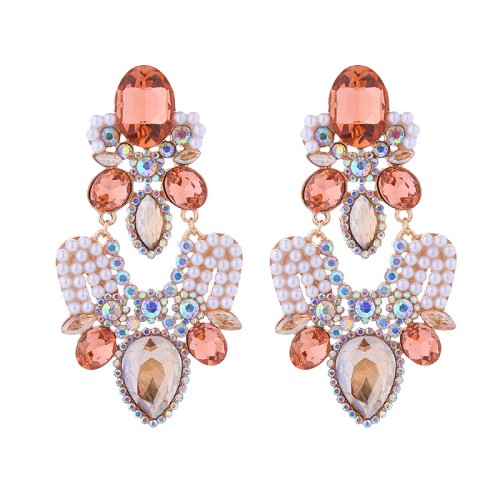 Fashion Jewelry Rhinestone Earrings For Women YWHME-800