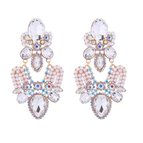 Fashion Jewelry Rhinestone Earrings For Women YWHME-800