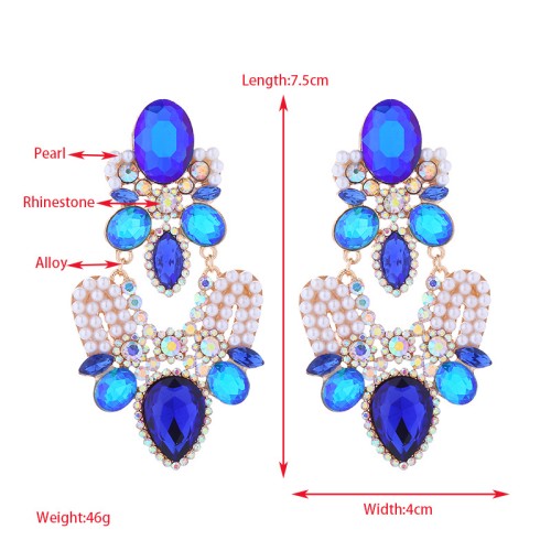 Fashion Jewelry Rhinestone Earrings For Women YWHME-800