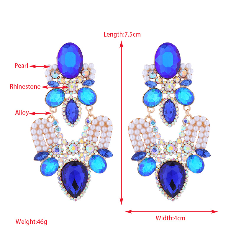 Fashion Jewelry Rhinestone Earrings For Women YWHME-800 