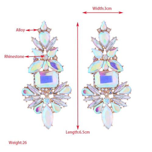 Fashion Jewelry Rhinestone Earrings For Women YWHME-801