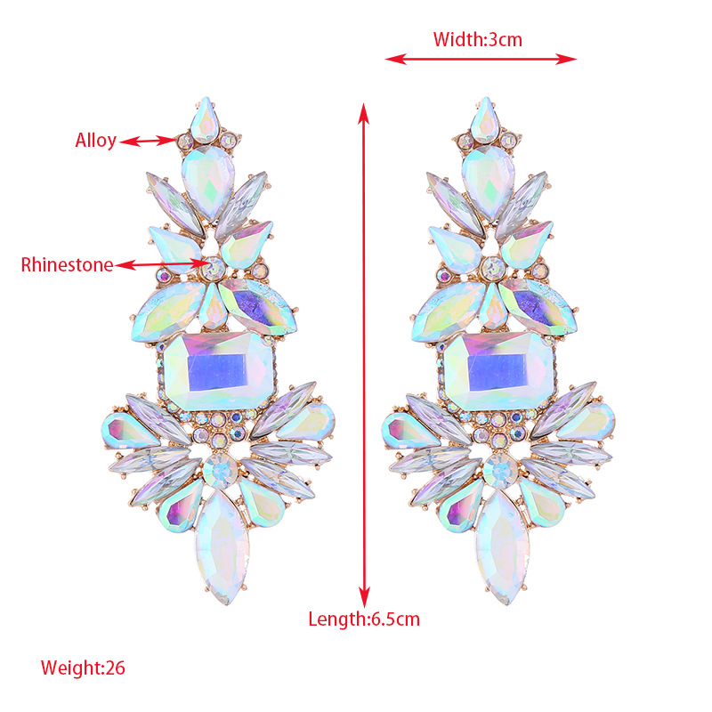 Fashion Jewelry Rhinestone Earrings For Women YWHME-801 