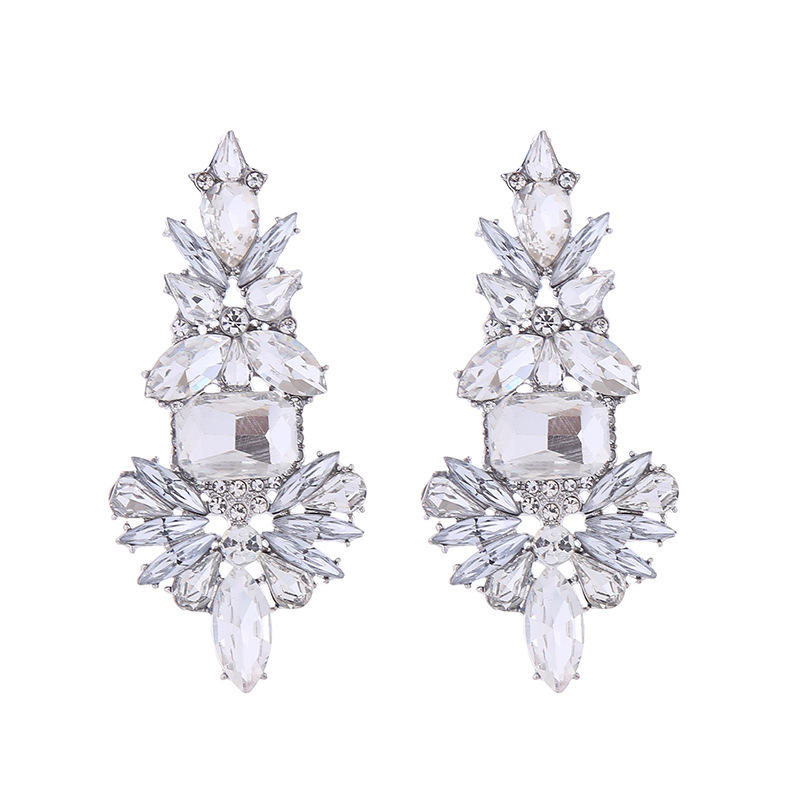 Fashion Jewelry Rhinestone Earrings For Women YWHME-801 