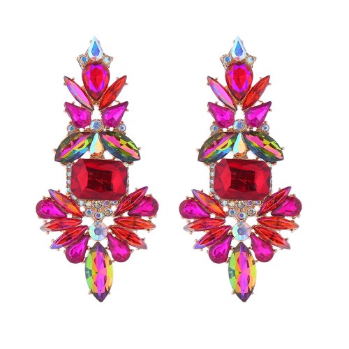 Fashion Jewelry Rhinestone Earrings For Women YWHME-801