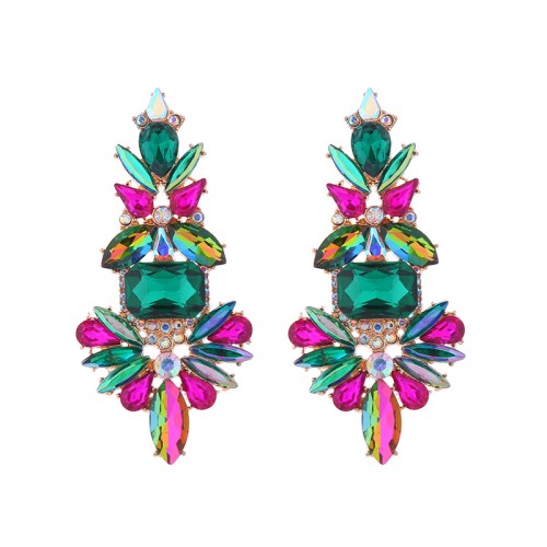 Fashion Jewelry Rhinestone Earrings For Women YWHME-801