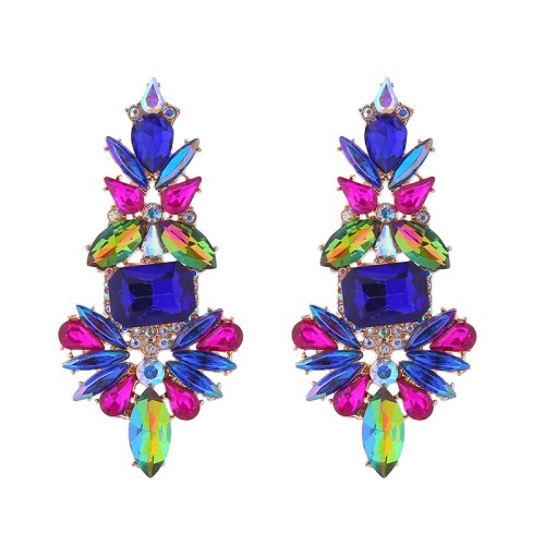 Fashion Jewelry Rhinestone Earrings For Women YWHME-801