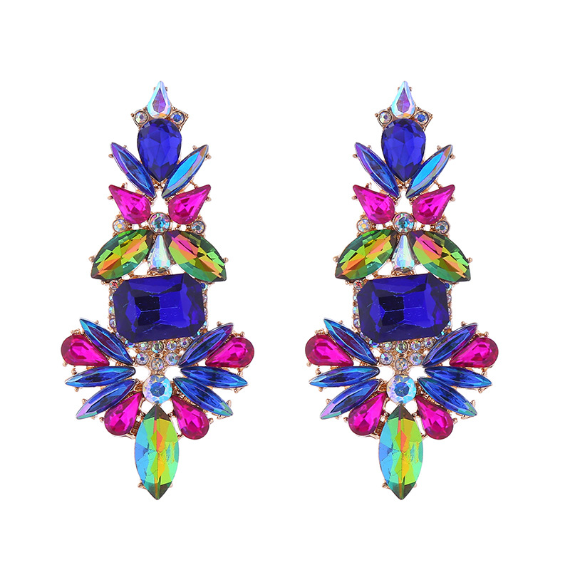 Fashion Jewelry Rhinestone Earrings For Women YWHME-801 