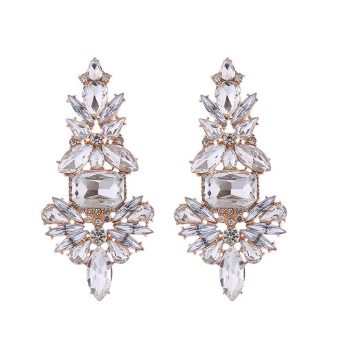 Fashion Jewelry Rhinestone Earrings For Women YWHME-801