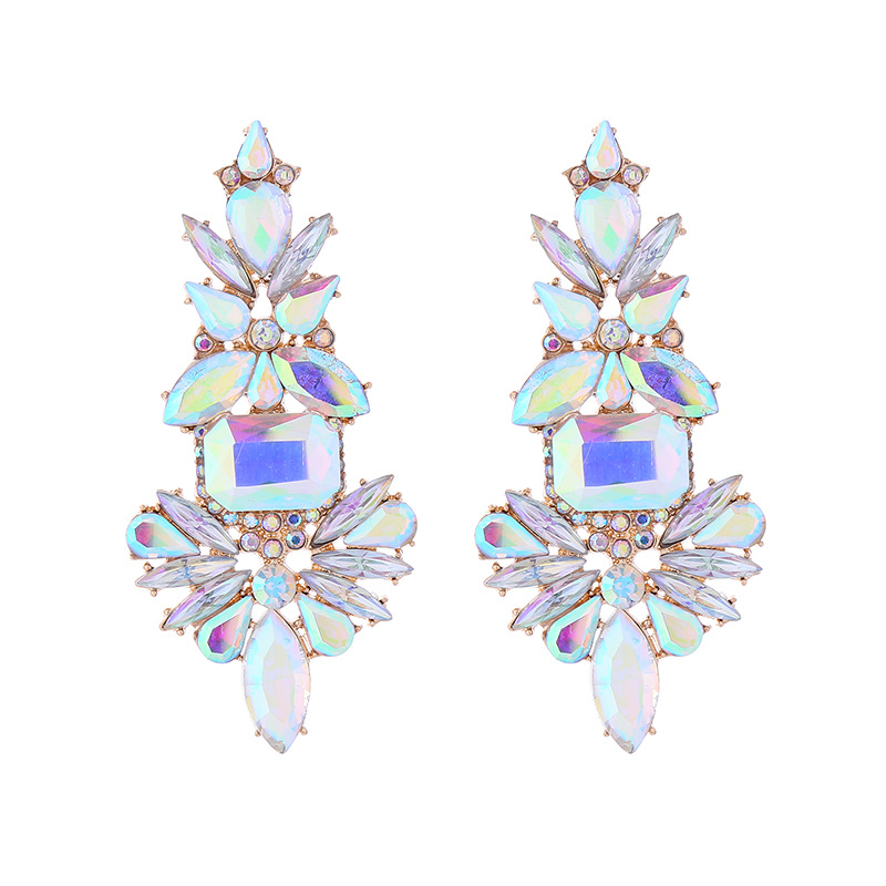 Fashion Jewelry Rhinestone Earrings For Women YWHME-801 