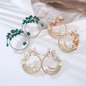 Fashion Jewelry Rhinestone Earrings For Women YWHME-802 