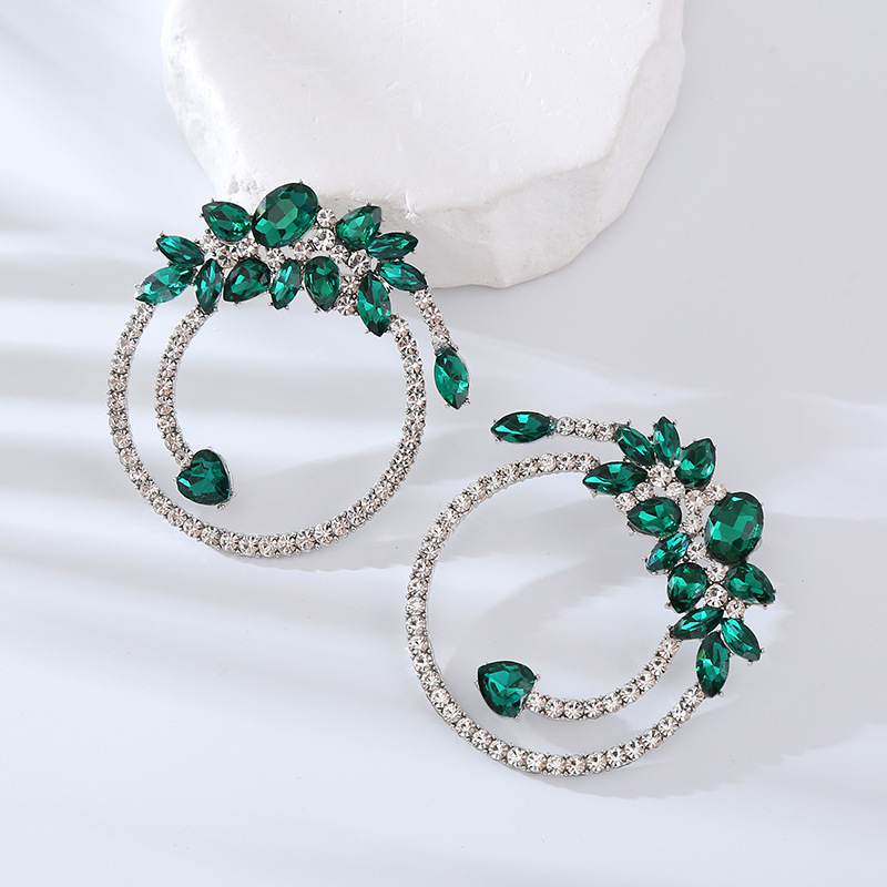 Fashion Jewelry Rhinestone Earrings For Women YWHME-802 