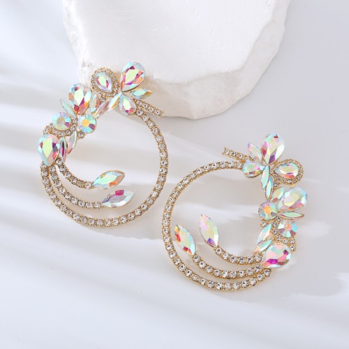 Fashion Jewelry Rhinestone Earrings For Women YWHME-802