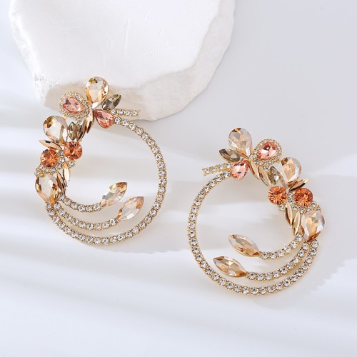 Fashion Jewelry Rhinestone Earrings For Women YWHME-802