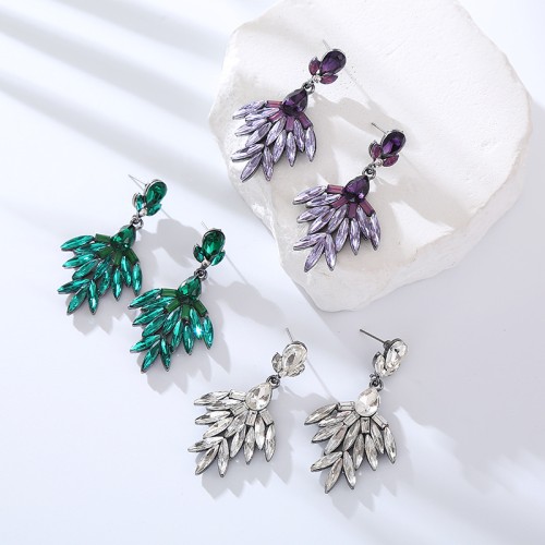 Fashion Jewelry Rhinestone Earrings For Women YWHME-804